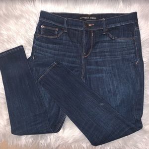 Express Mid Rise Dark Leggings